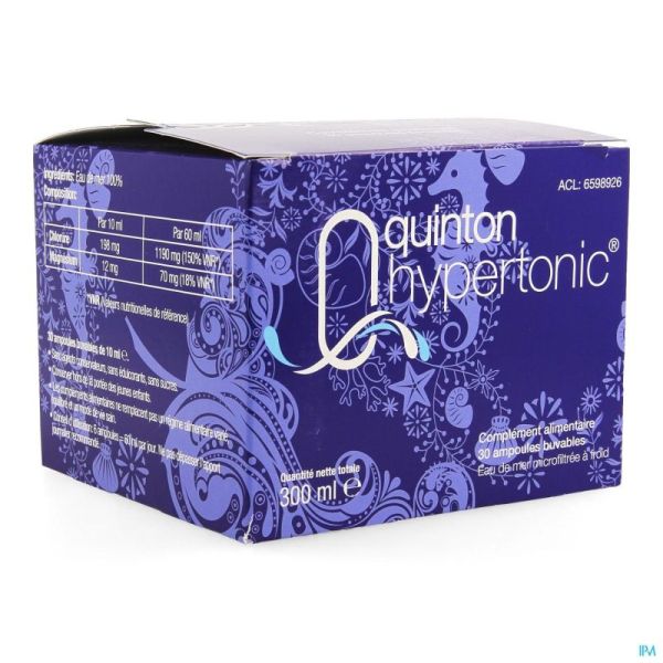 Quinton Hypertonic Ampoules 30x10ml