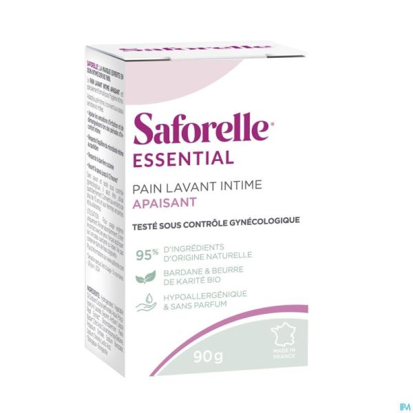 Saforelle Essential Pain Lavant Apaisant 90g