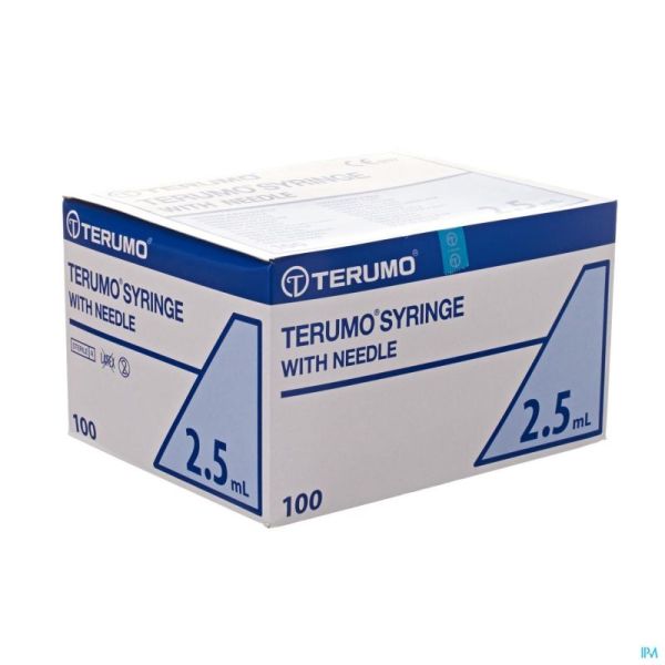 Seringue Jet 2-2,5 Ml Terumo Aiguille 21g1 1/2 100