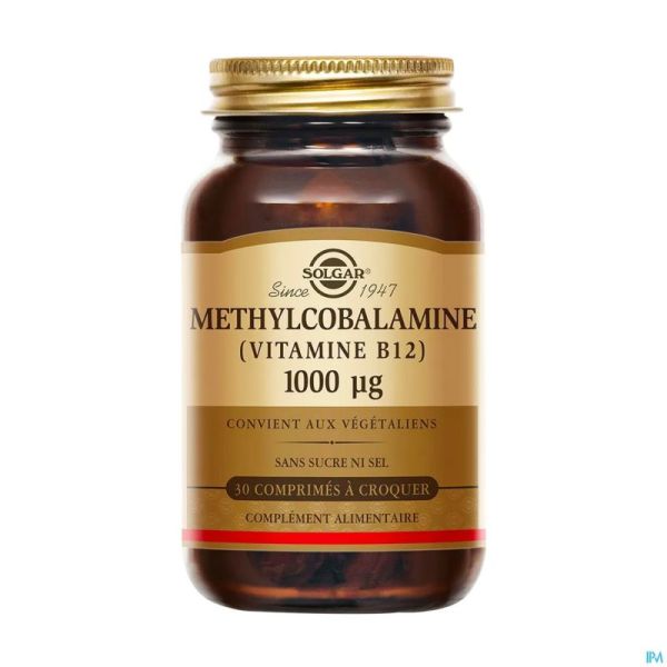 Solgar Methylcobalamin Vit. B 12 Comprimés 30x1000mcg