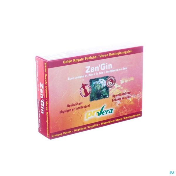 Zen Gin 20 Ampoules 10 Ml