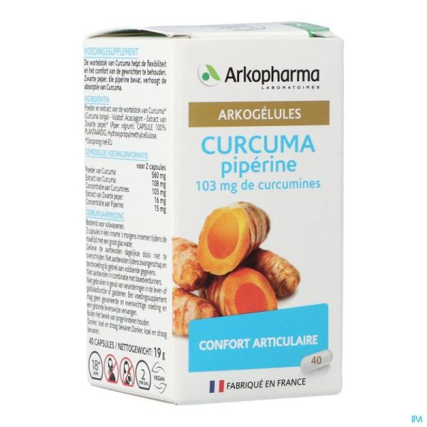 Akrocaps Curcuma Bio 40 Gel