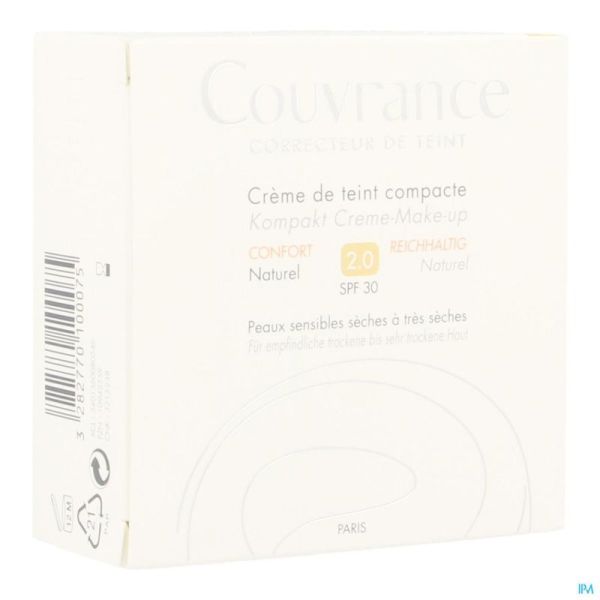 Avène Couvrance Crème Teintée Compacte Naturelle Confort
