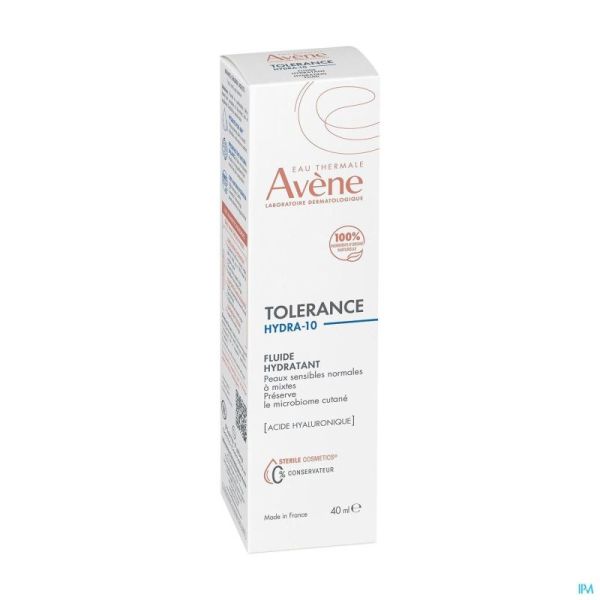 Avène Tolerance Hydra 10 Fluide Hydratante 40ml