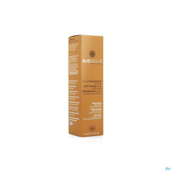 Biosolis Spray Autobronzant Hydratant Flacon 100ml
