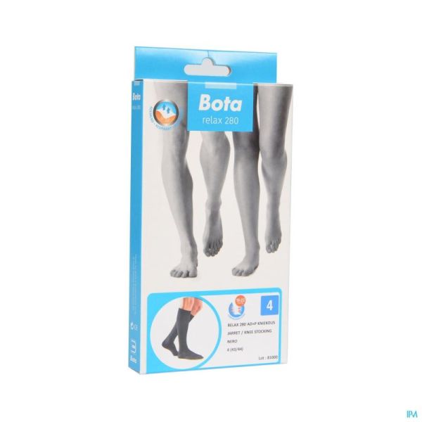 Bota Relax Bas De Genou 280 Noir T4 1 Pa