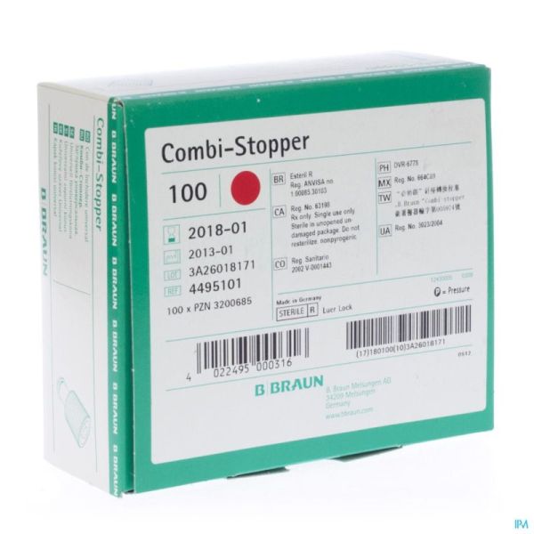 Combistop Bouchons Rouge 100