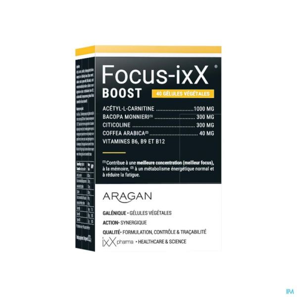 Focus-ixx Boost Gélules 40