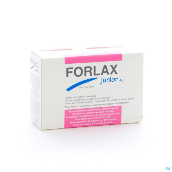 Forlax Junior Poudre 20 Sachets 4 G