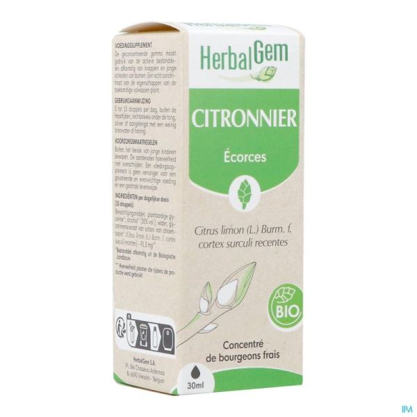 Herbalgem Citronnier Bio 30ml