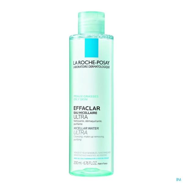 La Roche Posay Effaclar Eau Micellaire pour Peau Grasse 200ml