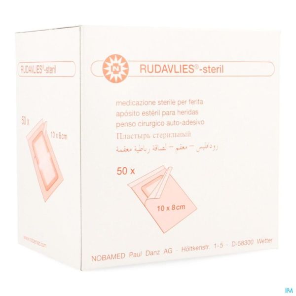 Noba Rudavlies Pans Sterile 8cmx10cm 50 9280455