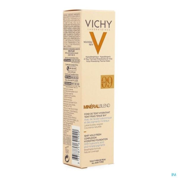 Vichy Mineralblend Fond de Teintée Agate 09 30ml