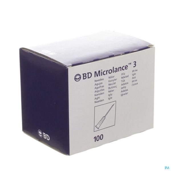 Bd Microlance 3 Aig.27g 1/2 Rb 0,4x13mm Gris 1