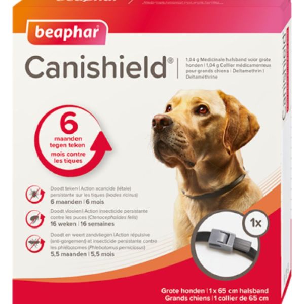 Beaphar Canishield Collier Antipuces pour Chien Large