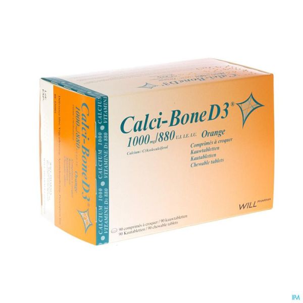 Calci-bone D3 1000/880 90 Comprimés A Mach