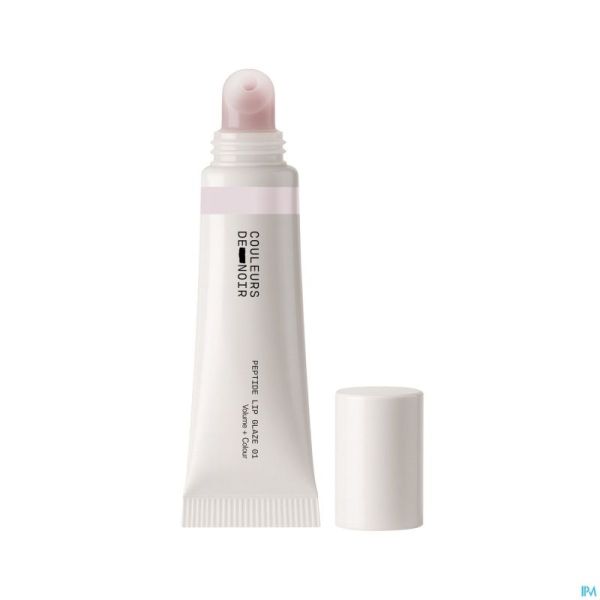 Couleurs De Noir Peptide Lip Glaze 01 Pink Sherbet