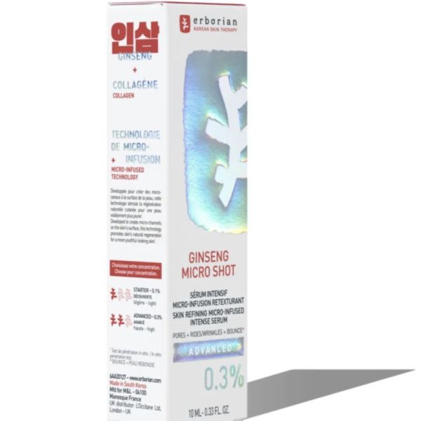 Erborian Ginseng Micro Shot 0.3 10ml