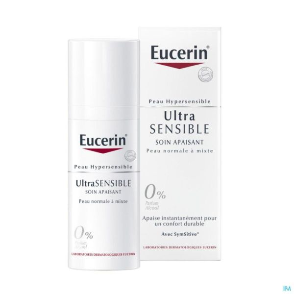 Eucerin Ultra Sensible Crème Peau Normale et Mixte 50 Ml