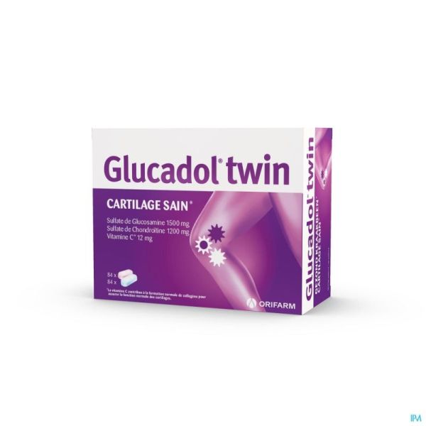 Glucadol Twin 2x84 Comprimés 