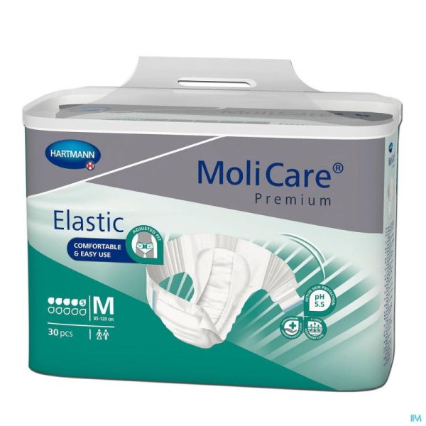 Molicare Premium Elastic 5 Gouttes Médium 30 Langes