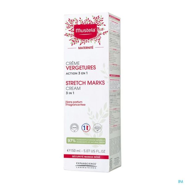 Mustela Maternité Crème Préventive contre les Vergetures Sans Parfum 150ml