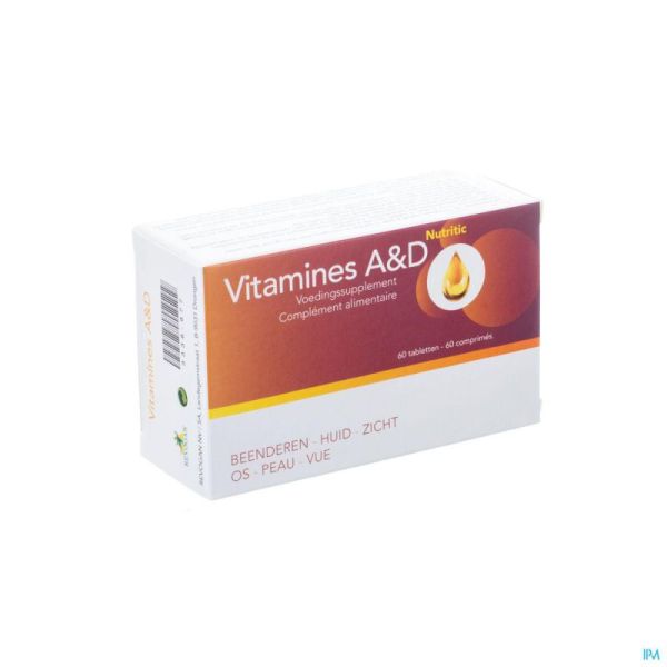 Nutritic Vit A-d 60 Comprimés 