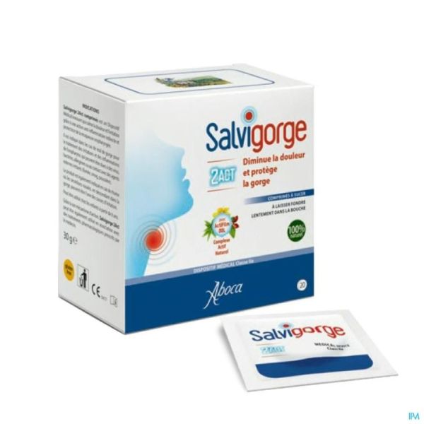 Salvigorge 2act 20 Comprimés 20
