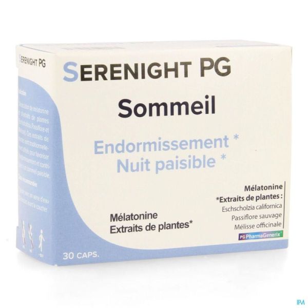 Serenight Pg Pharmagenerix Gélules 30