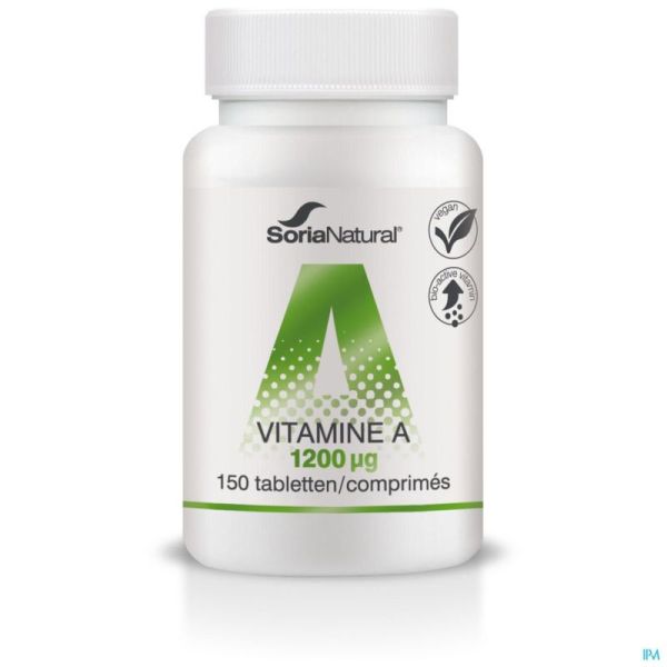 Soria Vitamine A 1,2mg Comprimés 150