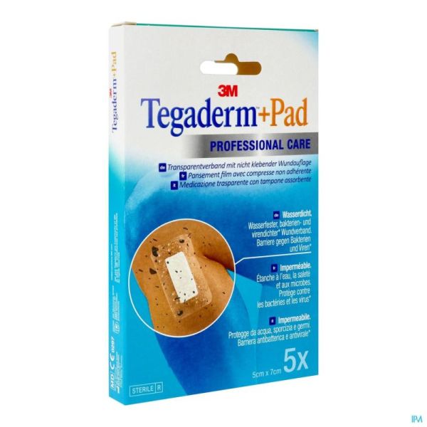 Tegaderm Pad Ref 3582p 5x7cm 5 Pièce