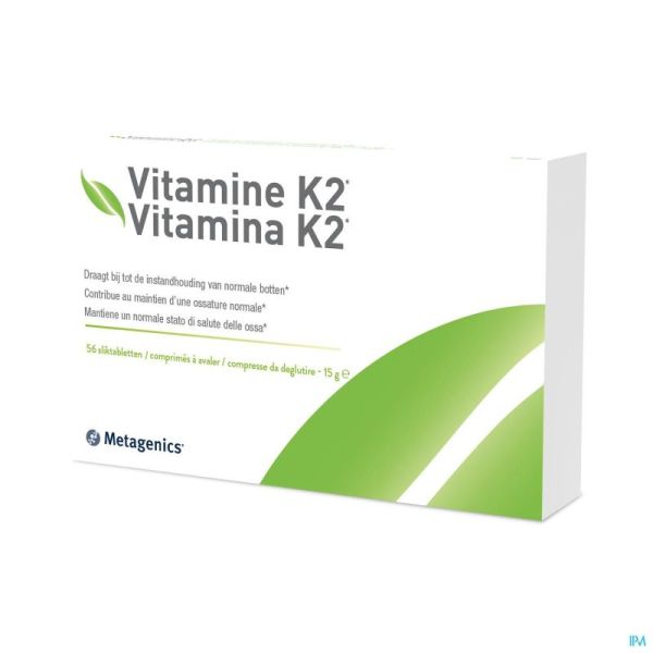 Vitamine K2 Metagenics  56 Comprimés