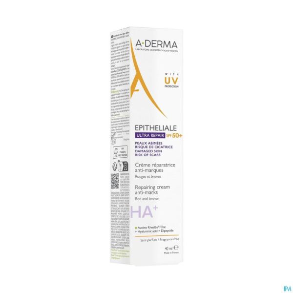 Aderma Epitheliale Creme Spf50+ A/marques 40ml