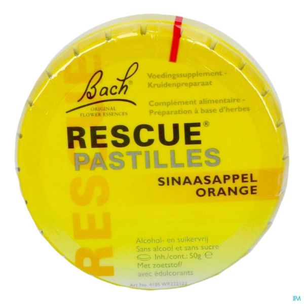 Bach Fleurs Rescue Pastilles Orange S S 3402