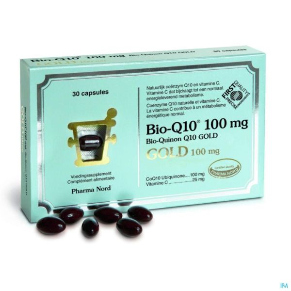 Bio-q10 Gold 30 Gélules 100 Mg