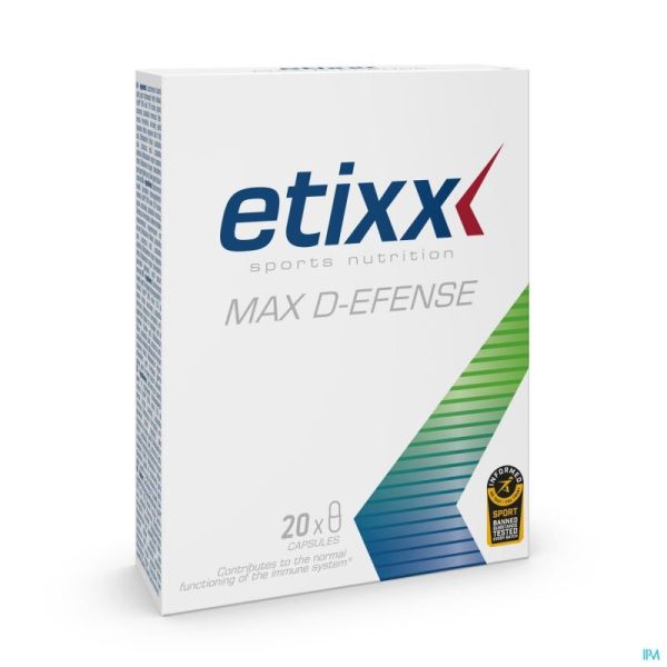 Etixx Max D-efense Gélules 20