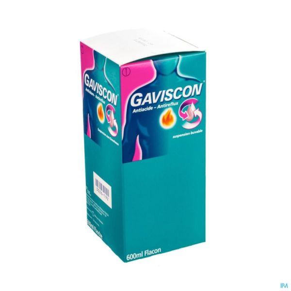 Gaviscon Antiacide/Antireflux Suspension 600 Ml