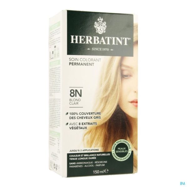 Herbatint Blond Clair 8n