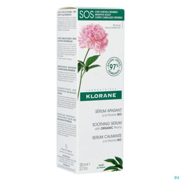 Klorane Capil. Sérum Sos Pivoine Bio 100ml