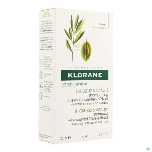 Klorane Shampooing Olivier 400 Ml