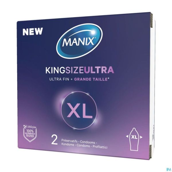 Manix King Size Ultra Préservatifs 2