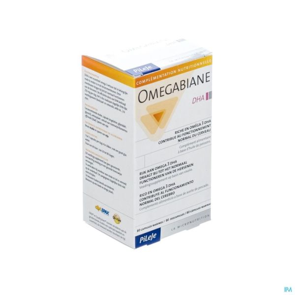 Omegabiane Dha 80 Gélules 