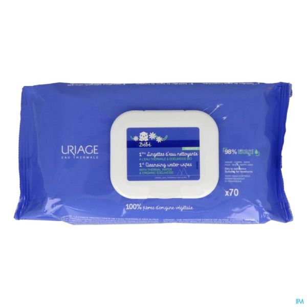 Uriage 1ere Lingettes Nettoyant 70