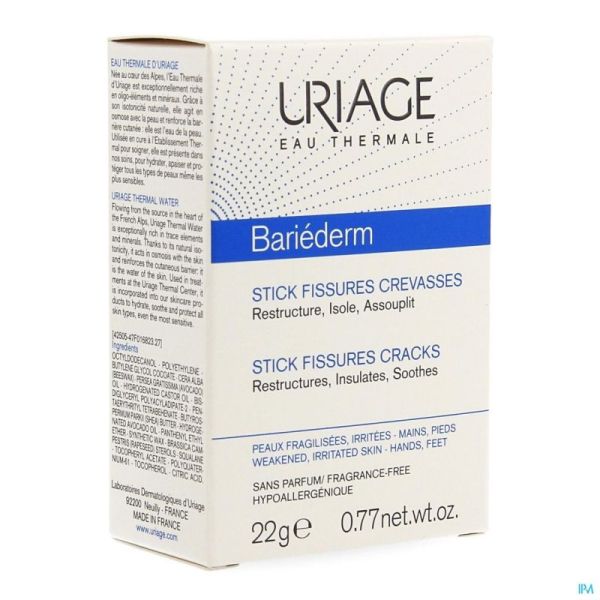 Uriage Bariederm Fissures Stick 22 Gr