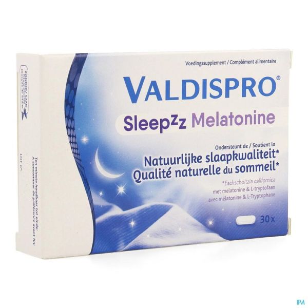 Valdispro Sleepzz Mélatonine 30 Comprimés
