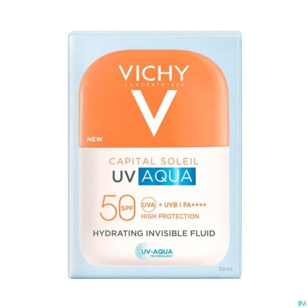 Vichy Capital Soleil Uv-aqua Fluide Spf50+ 50ml