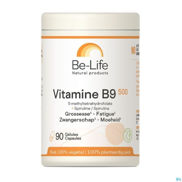 Vitamine B9 500 Be Life Caps 90