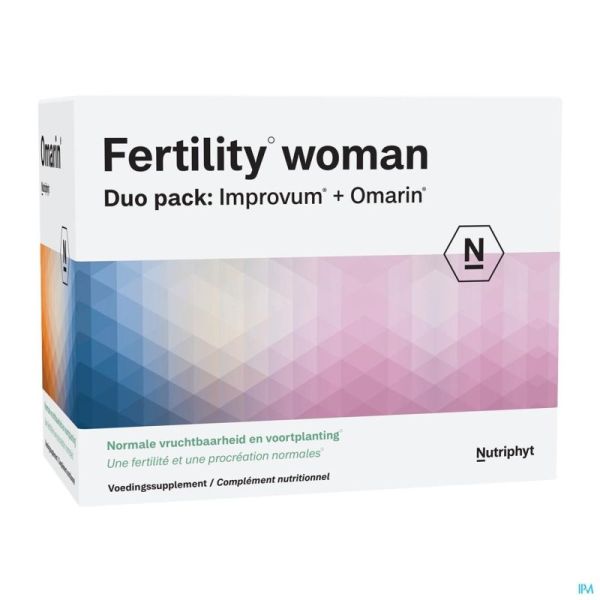 Fertility Woman Duo 60 Comprimés Improv.+60 Gélules Omarin