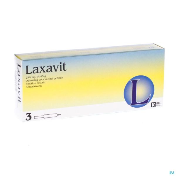 Laxavit 12 Ml 3 Injecteurs