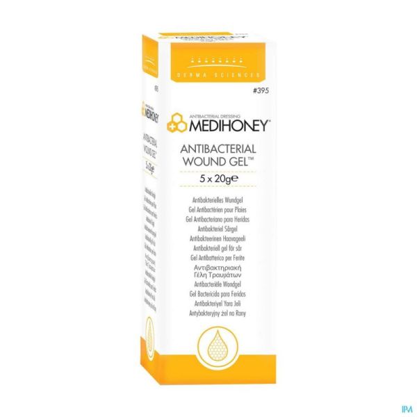 Medihoney Gel A/bact Pour Plaies Tube 5x20g